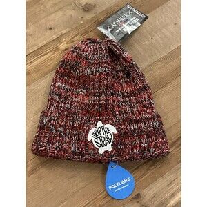 "Skip the Straw" Sustainable‎ Cuffed Knit Beanie Hat with Polyana Fiber One Size